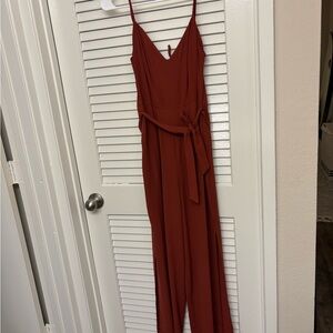 Forever 21 Terracotta Jumpsuit